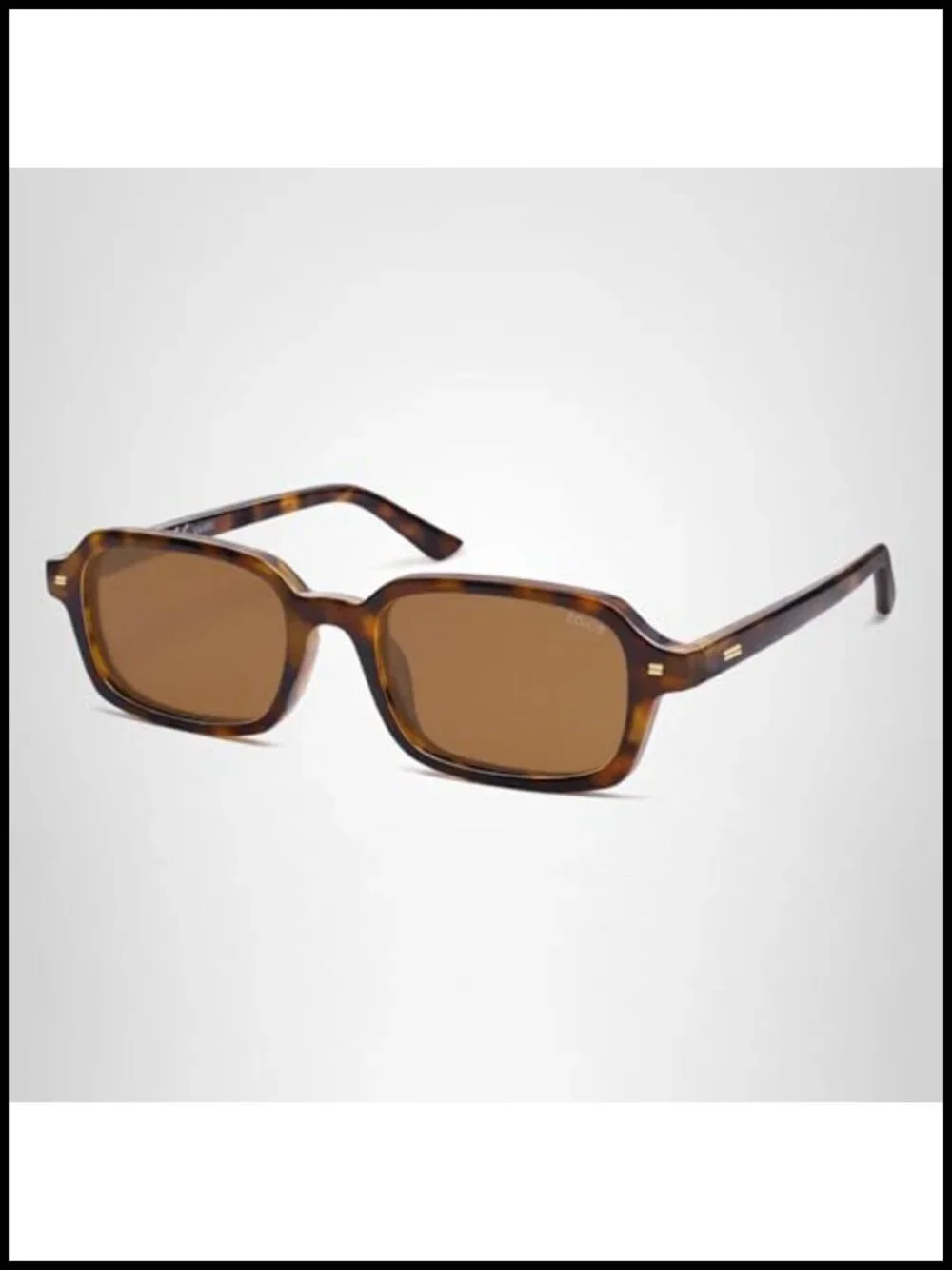 Rectangular Polarized Sunglasses with UV400 TAC Lenses